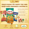 Snack Happy Tos Bắp 140g 3 Vị - Bimbim Ngô Indonesia, Giá 36.900đ, Quà 0đ