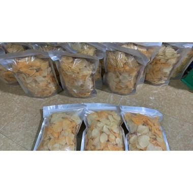 Snack khoai tây Lays Stax ống đủ vị 500gr Nguyên vị, zip, giảm giá 39.800₫