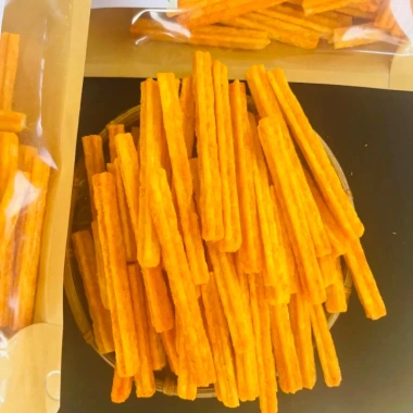 Snack Khoai Tây Phô Mai Que 1kg - Bánh Chiên Giòn, Vị Phô Mai, Giá chỉ 44.000₫