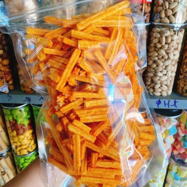 Snack Khoai Tây Phô Mai Que 1kg - Bánh Chiên Giòn, Vị Phô Mai, Giá chỉ 44.000₫ 9 Snack Khoai Tây Phô Mai Que 1kg - Bánh Chiên Giòn, Vị Phô Mai, Giá chỉ 44.000₫ 9