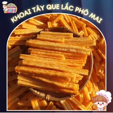 Snack Khoai Tây Que Lắc Phô Mai - Đồ Ăn Vặt Tuổi Thơ, Bánh Khoai Tây 42.900đ