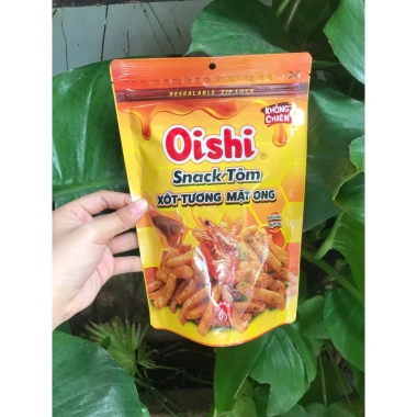 Snack Oishi Bim Bim Túi Zip 65g - Giòn Tan, Giá Gốc 21.600, Giảm còn 18.000 7