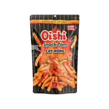 Snack Oishi Bim Bim Túi Zip 65g - Giòn Tan, Giá Gốc 21.600, Giảm còn 18.000 10