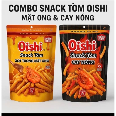 Snack Oishi Bimbim 65g Túi Zip Đủ Vị - Giá ưu đãi 30.000, chỉ 38.700 3
