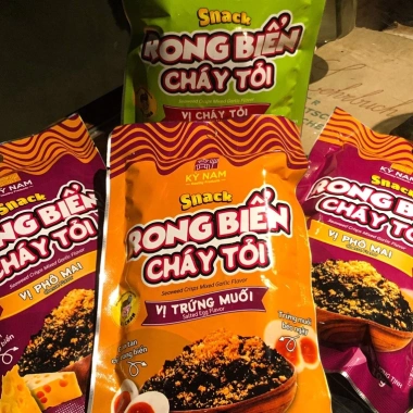 Snack Rong Biển Cháy Tỏi Kỳ Nam 10gr - Ăn Liền, Quà Tặng, Giá 70.000 VND Giảm Đặc Biệt 4 Snack Rong Biển Cháy Tỏi Kỳ Nam 10gr - Ăn Liền, Quà Tặng, Giá 70.000 VND Giảm Đặc Biệt 4