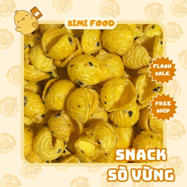 Snack Sò Vừng Simi Food Giòn Rụm Thơm Ngon - Gói 1kg/500gr/250gr Giá ưu đãi 27.344₫ 2 Snack Sò Vừng Simi Food Giòn Rụm Thơm Ngon - Gói 1kg/500gr/250gr Giá ưu đãi 27.344₫ 2