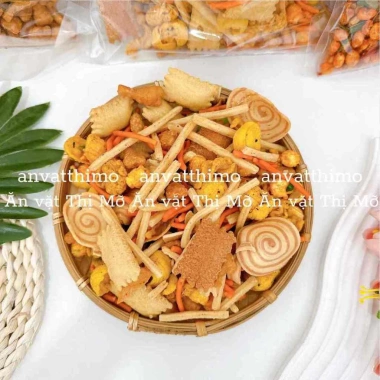 Snack Tá Lả Mix Vị Siêu Ngon, Siêu Giòn Bim Bim HOT - Đồ ăn vặt 40k 2
