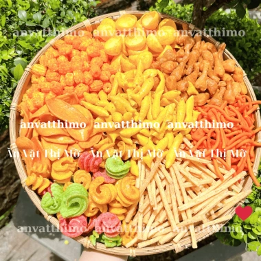 Snack Tá Lả Mix Vị Siêu Ngon, Siêu Giòn Bim Bim HOT - Đồ ăn vặt 40k 5