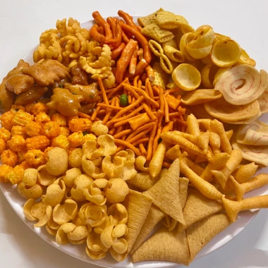 Snack tá lả thập cẩm, bánh quẩy sấy giòn mix 8-10 vị - Đồ ăn vặt thơm ngon, giảm giá 24k