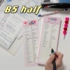 Sổ B5 Ins Love Nửa Nốt Đáng Yêu - In Hai Mặt Chữ Tiếng Anh, Giấy Ghi Chú Thân Thiện Học Tập