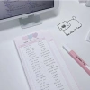 Sổ B5 Ins Love Nửa Nốt Đáng Yêu - In Hai Mặt Chữ Tiếng Anh, Giấy Ghi Chú Thân Thiện Học Tập 2