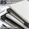 Sổ Bìa Còng Basic A5 B5 120 Trang - Tháo rời, kẻ ngang, kẻ caro, bullet journal tiện lợi 8