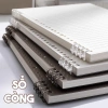 Sổ Bìa Còng Basic A5 B5 120 Trang - Tháo rời, kẻ ngang, kẻ caro, bullet journal tiện lợi 9