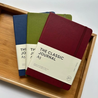 Sổ bìa da A5 giấy 120gsm Classic Journal JC Notebook - giảm còn 139.000 VNĐ 3