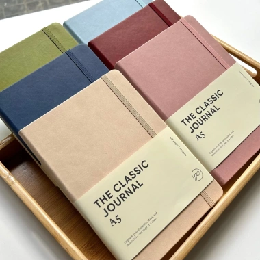 Sổ bìa da A5 giấy 120gsm Classic Journal JC Notebook - giảm còn 139.000 VNĐ 6