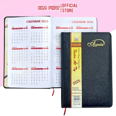 Sổ Bìa Da PU MC008 200 Trang Sổ Tay Ghi Chép và Lịch 2.026 - Giá ưu đãi 64.000 VND Sổ Bìa Da PU MC008 200 Trang Sổ Tay Ghi Chép và Lịch 2.026 - Giá ưu đãi 64.000 VND