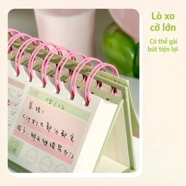 Sổ checkin lịch để bàn mini - Kế hoạch ngày tuần, tự giác học tập, giá chỉ 27.800đ 5 Sổ checkin lịch để bàn mini - Kế hoạch ngày tuần, tự giác học tập, giá chỉ 27.800đ 5