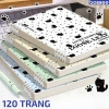 Sổ Còng 120 Trang A5/B5 Họa Tiết Mèo Chấm Bi - Vở Khuyết 10 Chấu Giấy Kẻ Ngang/Caro Giá 30.000 giảm