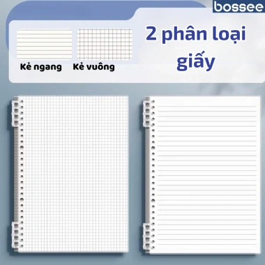 Sổ Còng 120 Trang A5/B5 Họa Tiết Mèo Chấm Bi - Vở Khuyết 10 Chấu Giấy Kẻ Ngang/Caro Giá 30.000 giảm 4