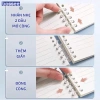 Sổ Còng 120 Trang A5/B5 Họa Tiết Mèo Chấm Bi - Vở Khuyết 10 Chấu Giấy Kẻ Ngang/Caro Giá 30.000 giảm 7