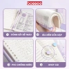 Sổ còng 8 chấu sắt + Sticker binder journal, giấy kẻ ngang caro 120 trang, chống lóa 18.000 2