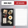 Sổ Còng A5 B5 120 trang bìa trơn tối giản - Bullet Journal nhẹ, giấy chống lóa, tặng sticker DIY - Giá chỉ 15.000đ 10