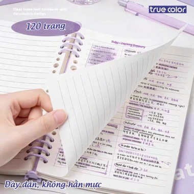 Sổ Còng A5 B5 8 Còng, Bìa Nhựa Mềm, Gáy Sắt Chắc, Giấy Kẻ Ngang/Caro 80gsm – 18.000đ