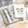Sổ còng A5/B5 Kitty Puppy sổ ghi chép 120 trang giấy kẻ ngang 80gsm M.Y Khuyết còng không đau tay, giá 29.000đ