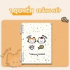 Sổ còng A5/B5 Kitty Puppy sổ ghi chép 120 trang giấy kẻ ngang 80gsm M.Y Khuyết còng không đau tay, giá 29.000đ 10