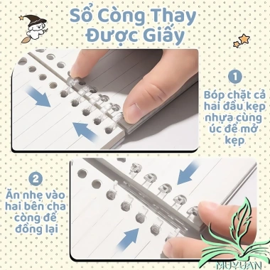 Sổ Còng B5 120 trang kẻ ngang 80gsm Puzzle Puppy - Sổ tay đáng yêu, chỉ 29.000₫ 5 Sổ Còng B5 120 trang kẻ ngang 80gsm Puzzle Puppy - Sổ tay đáng yêu, chỉ 29.000₫ 5