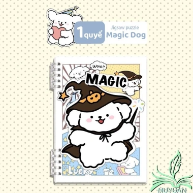 Sổ Còng B5 120 trang kẻ ngang 80gsm Puzzle Puppy - Sổ tay đáng yêu, chỉ 29.000₫ 8 Sổ Còng B5 120 trang kẻ ngang 80gsm Puzzle Puppy - Sổ tay đáng yêu, chỉ 29.000₫ 8