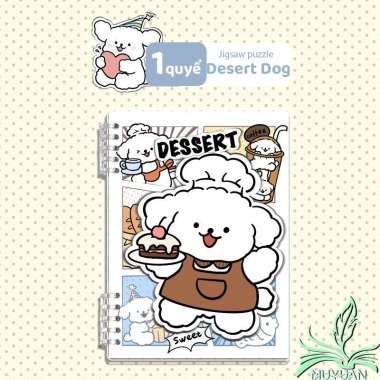 Sổ Còng B5 120 trang kẻ ngang 80gsm Puzzle Puppy - Sổ tay đáng yêu, chỉ 29.000₫ 10 Sổ Còng B5 120 trang kẻ ngang 80gsm Puzzle Puppy - Sổ tay đáng yêu, chỉ 29.000₫ 10