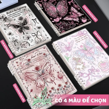 Sổ Còng B5 MUYUAN 120 trang giấy kẻ ngang, bìa bướm, khuyết còng không đau tay - 29.000đ 3