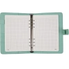 Sổ còng bìa da PU Caro A5 5x5 100 trang Klong MS992 journal pastel dễ refill 8