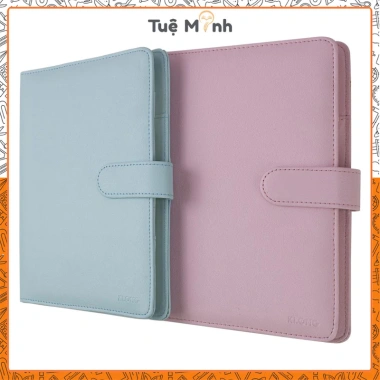 Sổ còng bìa da PU Klong Caro 5x5 A5 100 trang MS992 Bullet Journal Pastel, giá 64.400đ 2