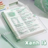 Sổ Còng Bìa Mềm Trong Suốt A5-B5 Còng Không Đau, Kẻ Ngang/Caro, Chỉ 18.000 VND 8