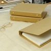 Sổ còng bìa nâu A5 6 lỗ + 100 tờ giấy kraft lined Bullet Journal Giá 40.000 VNĐ 4