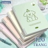 Sổ Còng Cún Con Pastel A5 B5 120 Trang Kẻ Ngang Caro - Giấy Dày Dặn, Chống Lóa, Bullet Journal, Giá 15.000