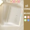 Sổ còng DUDU A5 B5 4-9-6-20 còng nhựa - Binder bìa cứng, làm Sổ Tay, Sổ Ghi Chép, Giá 39.000₫