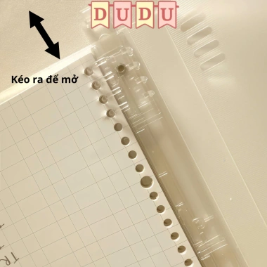 Sổ còng DUDU A5 B5 4-9-6-20 còng nhựa - Binder bìa cứng, làm Sổ Tay, Sổ Ghi Chép, Giá 39.000₫ 3 Sổ còng DUDU A5 B5 4-9-6-20 còng nhựa - Binder bìa cứng, làm Sổ Tay, Sổ Ghi Chép, Giá 39.000₫ 3
