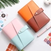 Sổ Còng Đựng Tiền Lập Kế Hoạch Chi Tiêu Da PU Khóa Bấm 6 Còng và 12 Túi Zip Giảm 115k 3