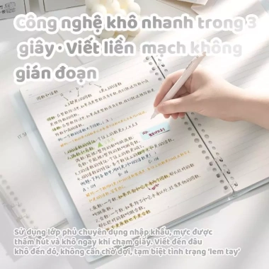 Sổ còng Gleamy Ruột giấy refill A5 B5 20 26 caro kẻ ngang, chống loá giá29.000₫ 6