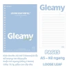Sổ còng Gleamy Ruột giấy refill A5 B5 20 26 caro kẻ ngang, chống loá giá29.000₫ 8