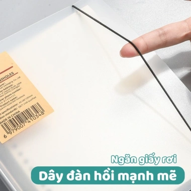 Sổ Còng M.Y A5-B5-A4 Binder kèm tab phân trang, full set 120 trang 80g, giấy refill 8 lỗ và quà - chỉ 19.000₫ 8