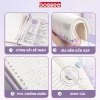 Sổ còng sắt A5/B5 hoạ tiết tranh sơn dầu, thay giấy nhanh, 120 trang bullet journal kẻ ngang caro Bossee 7
