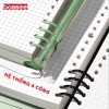Sổ còng sắt A5/B5 hoạ tiết tranh sơn dầu, thay giấy nhanh, 120 trang bullet journal kẻ ngang caro Bossee 9