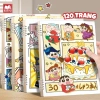 Sổ còng Shin-chan A5 B5 120 trang bìa nhựa dẻo giấy kẻ ngang caro Bossee 15.000đ 4