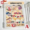 Sổ còng Shin-chan A5 B5 120 trang bìa nhựa dẻo giấy kẻ ngang caro Bossee 15.000đ 10