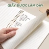 Sổ Còng Thay Được Giấy Bìa Pastel Dày Dặn, Viết Êm Không Lem - Giá 33.500₫ 4