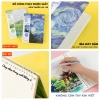 Sổ Còng Van Gogh 100GSM - Nhựa Không Gãy, Không Gỉ, Giấy Refill Kẻ Ngang/Caro/Chấm 2
